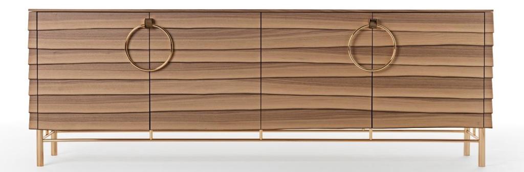 SLICE design Ferruccio Laviani Slice is a family of sideboards where the aesthetic language comes directly from the material itself.