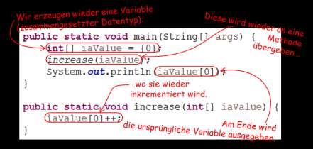 Unterprogramme Sehen wir uns den gleichen Code an, bei dem jedoch die Variable als zusammengesetzter Datentyp sprich realisiert wurde.