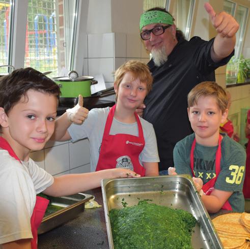 für gesunde Ernährung an die Hand und das ohne zusätzliches Personal und ohne zusätzliche