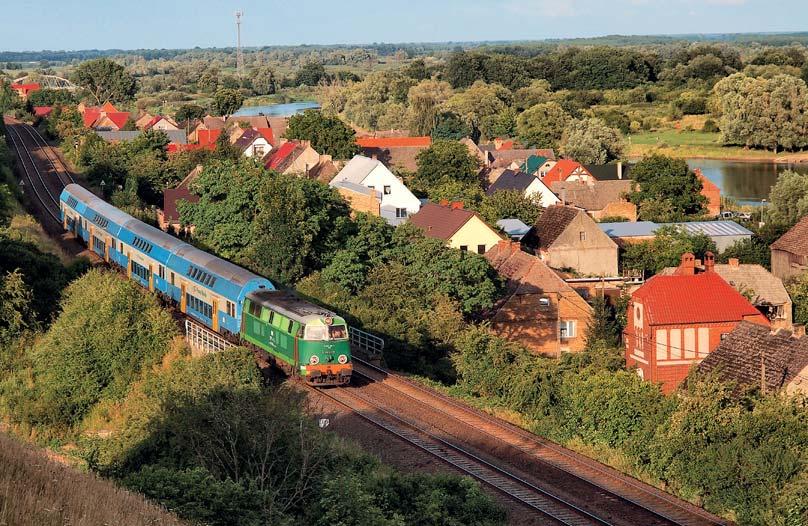 Auch auf der elektrifizierten Strecke zwischen Szczecin (Stettin) und Rzepin (Reppen) wurden zusätzliche Züge eingesetzt beziehungsweise die Planzüge verstärkt.