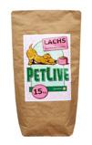 Lachs & Süßkartoffel PetLive s Lachs & Süßkartoffel ist ein Alleinfuttermittel für ernährungssensible Hunde aller Rassen und jeden Alters.