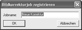 Schnappschuss-Anzeigebereich Schnappschuss-Button Bildkorrekturen speichern Alle Änderungen an einem Bild können als Bildkorrekturjob in der Bildkorrektur-Registerkarte gespeichert werden.