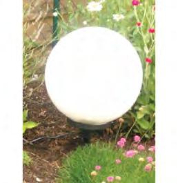 Farbwechsel, Erdspieß Garten-Leuchtball mit LED-Farbwechsel inkl. Lieferung erfolgt inkl. Ø: 300mm Leuchtm.