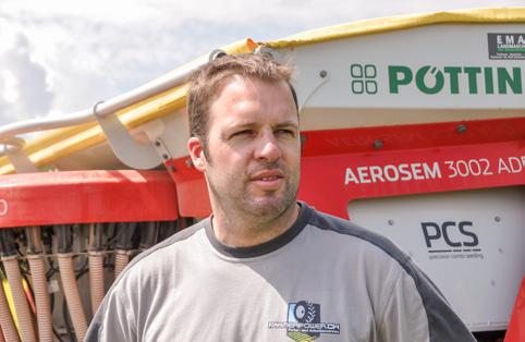 Bereits seit drei Jahren verwendet der Lohnunternehmer Hubert Estermann diese Säkombination mit Erfolg auf dem eigenen Betrieb und für Kunden aus der Landwirtschaft.