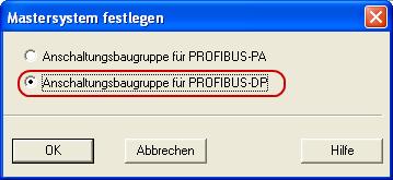 Vergeben Sie der PROFIBUS- Schnittstelle des Interfacemoduls eine PROFIBUS-Adresse. Übernehmen Sie die Einstellungen mit OK. 15.