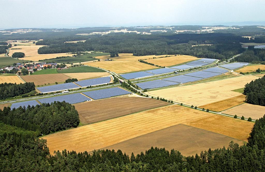 Solarkraftwerk Feulersdorf Mit der Stromproduktion des Solarparks können voraussichtlich jährlich circa 11.