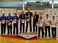 Bronze ging dann letztendlich an die Weltmeisterin Michelle Kroppen, die mit Elena Neumann, eine weitere Rheinländerin und für den KKB Köln startend, im kleinen Finale mit 6:0 besiegen konnte.
