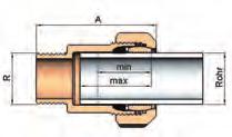 Typ MAS + MAF mit Außengewinde Für Stahlrohr: DIN EN 10255 und DIN EN 10220 Reihe 1 Speziell für den Einsatz in heißwasserführenden Trinkwasserleitungen: Serie 313 21,3 60,3 mm: Medien: Trinkwasser,