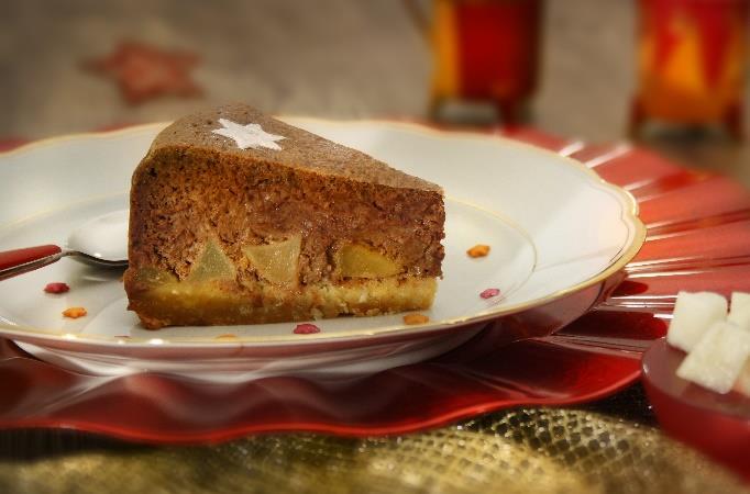 Chocolate Cheesecake mit Birnen szeit: ca. 30 Minuten, Backen: 1 Stunde, Kühl stellen: ca.