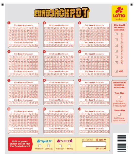 Neben dem Klassiker LOTTO 6aus49 und der internationalen Lotterie Eurojackpot