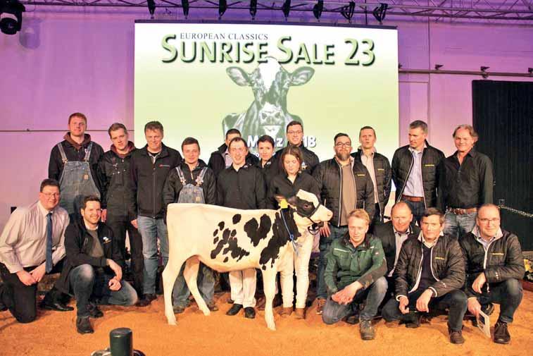 Zucht 75 Wieder ein voller Erfolg für die Top-Genetik Auktion in Karow Das Team des Sunrise Sale kann wieder sehr zufrieden sein mit dem Verlauf der 23.