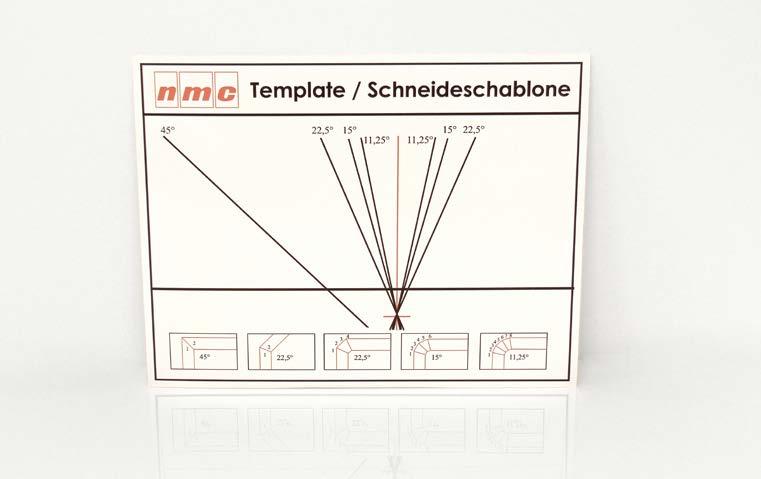 DIE NMC GEHRUNGSLADE Mit der NMC Gehrungslade, können diverse Formstücke aus Schlauchmaterial hergestellt