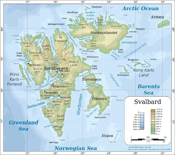 Geplanter Reiseverlauf: Während unserer Reise wollen wir die Küstenlandschaften im Westen und Norden der Hauptinsel Spitzbergen kennenlernen.