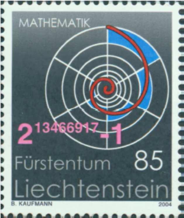 5 Fermat-Primzahlen Pierre de Fermat (1601-1665), Zeit-, Streitgenosse von René Descartes, glaubte, eine Formel gefunden zu haben, die lauter Primzahlen liefert.