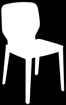 -- Tristan - Buche Sitz und Gestell schwarz deckend lackiert, Rücken in Farben von LesCouleurs LeCorbusier * 428.-- Tristan - Eiche Sitz, Gestell und Rücken in Eiche Natur oder gebeizt 488.