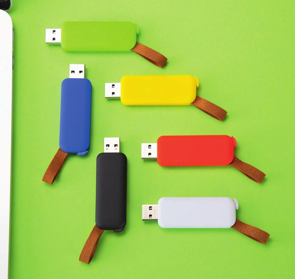 usb usb USB SLIDE USB Slide Farbenfrohe USB-Sticks mit weichem Soft-Touch Gehäuse und