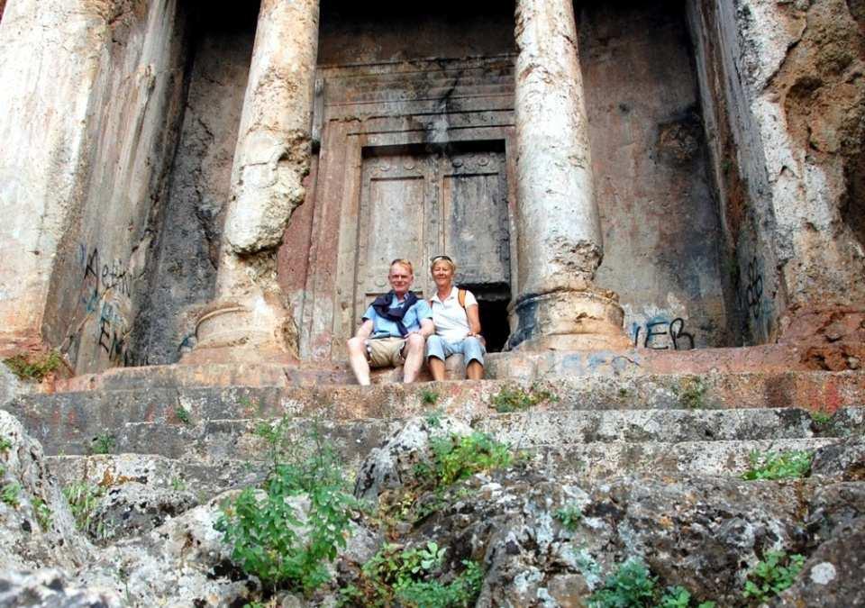 Wir besuchen die antiken Stätte Xanthos und Lethoon und die Felsgräber von Fethiye.