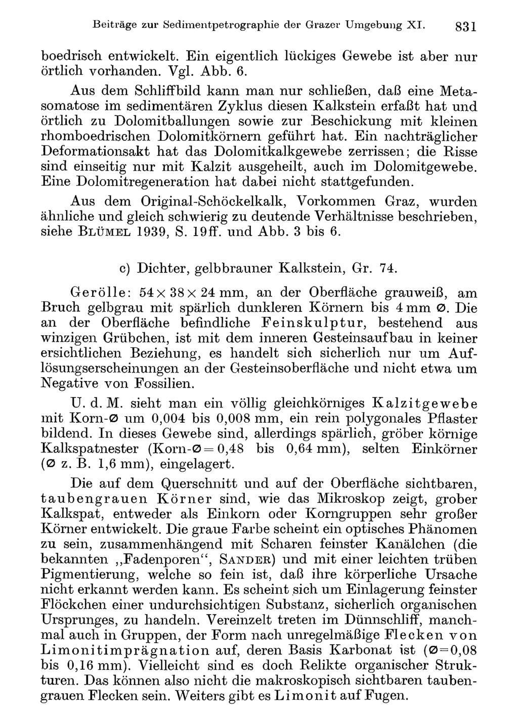 Beiträge Akademie zur Sedimentpetrographie d. Wissenschaften Wien; download der unter Grazer www.biologiezentrum.at Umgebung XI. 831 boedrisch entwickelt.