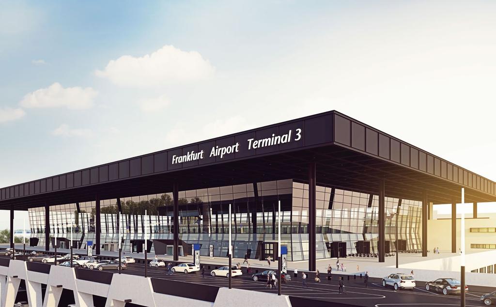 4 5 Blick zurück und in die Zukunft Geschichtsträchtiges Gelände Terminal 3 entsteht im Süden des Frankfurter Flughafens auf dem Gelände der ehemaligen US-Militärbasis.