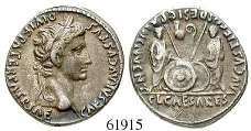 Kratzer, ss+ 950,- Dieser Denar zelebriert den Sieg des Octavian über Marcus Antonius und Kleopatra in der Schlacht von