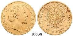 16638 10 Mark 1877, D. Gold.