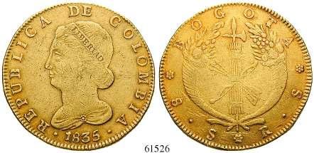 350,- 61527 MEXIKO Republik, 1823-1905 8 Escudos 1825, Mexiko JM. 26,93 g.