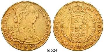 , 1759-1788 8 Escudos 1773, Madrid PJ. 27,03 g. Gold.