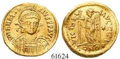 61624 61625 Solidus 491-498, Constantinopel. 4,47 g.