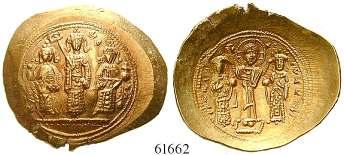 61662 Romanus IV., Michael VII, Constantius und Andronicus, 1068-1071 Histamenon nomisma, Constantinopel. 4,45 g.