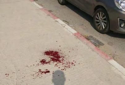10 Die Szene des Messer-Angriffs bei Huwara südlich von Nablus (Website von Schehab, 11.