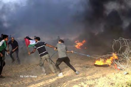 Dieser explodierte auf der Seite des Gazastreifens und beschädigte den Zaun. Es gab keine Verluste.