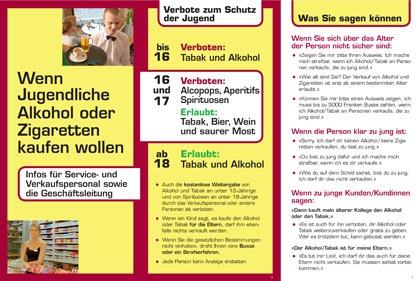 Jugendschutzmaterial Plakate -