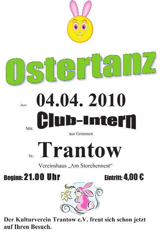 Nr. 03/2010 3 Loitz Ostereiersuchfahrt 2010 Wann: Karfreitag, den 02. April 2010 Treff: 11.
