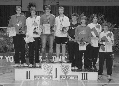 Deutsche Meisterschaften Schüler und Jugend Altersklasse U15 Im Mixed gingen sechs Paarungen aus NRW an den Start.