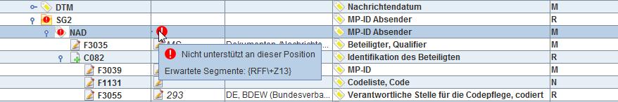 Fachliche UPDATES Technische Ansicht im FLEE (2) CONTRL-Prüfung basierend auf B2B-Validierung Anzeige der Fehlerinformation