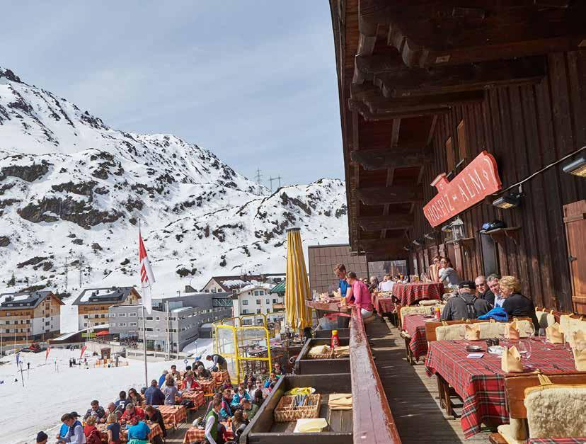 Christoph mit dem Arlberg Hospiz Hotel liegt quasi im Zentrum des Skigebiets.