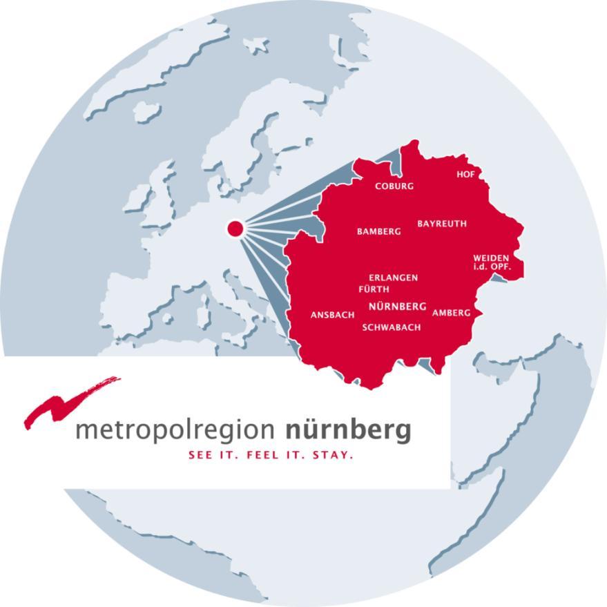 Steuerungskreis der Europäischen Metropolregion Nürnberg Europäische Metropolregion Nürnberg Geschäftsstelle Theresienstraße 9,
