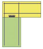 Wand / Decke Wasserdichtund der Betonieretappe zwischen Wand und Deckenplatte Bänder