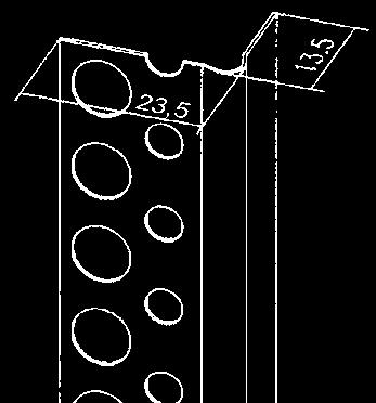 90 -Trockenbau-Kantenprofil 1 mm 45 mm Schenkellänge Werkstoff: Aluminium 0,34 statt 0,53