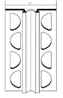 9192 Werkstoff: Hart-PVC Schenkellänge Lieferlänge in cm 0,58 statt 0,73 9191 25 x 25 2 250 100 0,58 9192 33 x 33 2 300 25 0,67