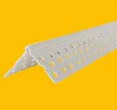 Flexibles-Trockenbau-Kantenprofil 1 mm mit spitzer Abzugskante Flexible PVC-Eckprofile welche auch an unrechtwinklige Ecken