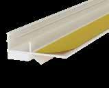 Anputzleisten mit Schutzlippe PVC-Profile mit SK-PE-Dichtband und weicher Schutzlippe für