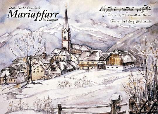 Stille Nacht Heilige Nacht Stille Nacht wurde zum ersten mal gesungen in Oberndorf bei Salzburg, 1818 Es war am 24.