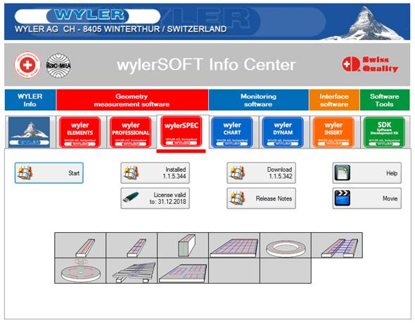 2 of/von 15 Overview Software WYLER AG Übersicht wylersoft Monitoring wylerchart collects measuring data from Wyler inclination measuring instruments as ZEROTRONIC sensors.