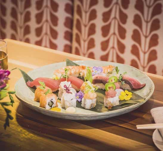 Ihr Kudo Chiori & Andreas Schulz im sushi-package inbegriffen 2 Übernachtungen in der Classic Suite-Standard Frühstücksbuffet mit regionalen und veganen Speisen 1 x 4-Gänge Sharing-Menü in der
