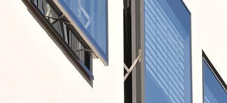 Drehkippflügel (Bürogebäude ift Rosenheim) 5 Resümee Bei Einhaltung der Vorgaben und mit ausreichendem Knowhow können kraftbetätigte Fenster zur