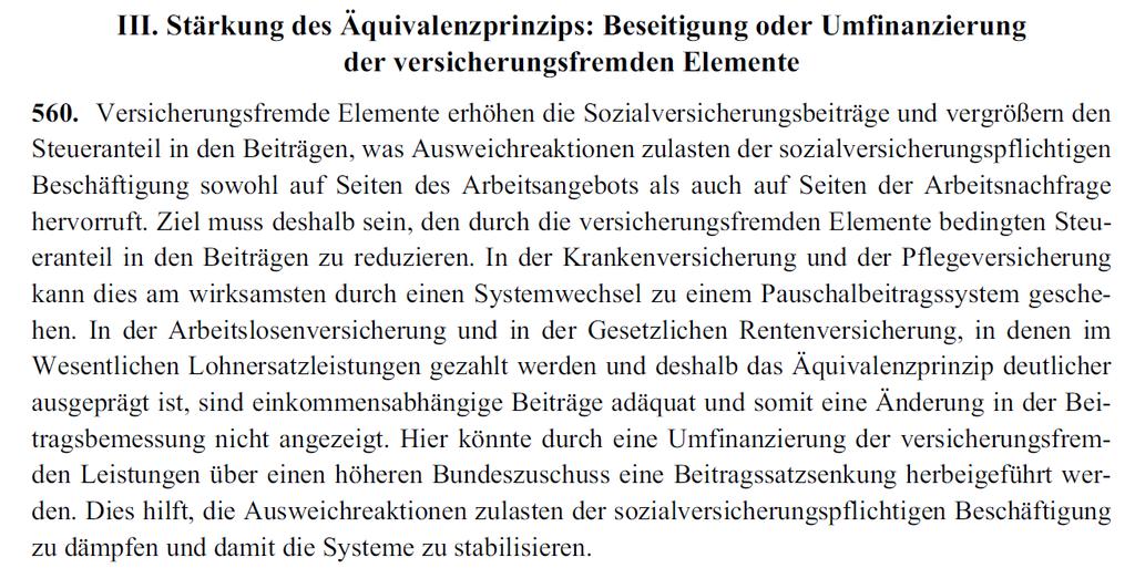 Vier Typen sozialpolitischer Systeme in Deutschland Quelle: Jahresgutachten 2005/06 des