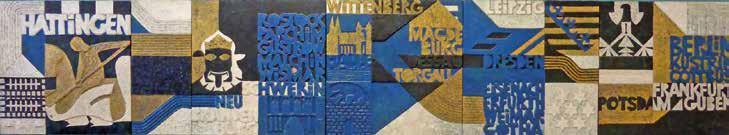 Historisches Schmuck-Mosaik als Erinnerung an deutsche Ostgebiete Historische Serie: Gedenk-Fries ist seit 1971 im Atrium der Realschule Grünstraße zu sehen In unserer historischen Serie, die IMAGE