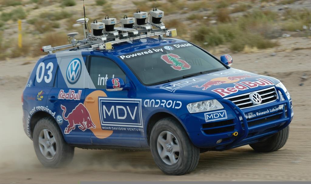 HISTORIE DARPA Grand Challenges 2004, 2005, 2007 Erstmals erfolgreich 2005 Google self-driving car