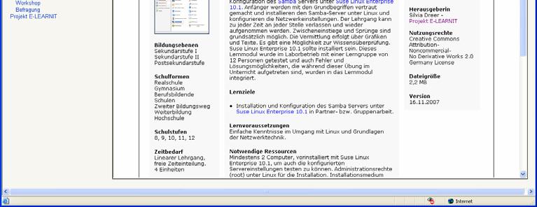 tf) Lernmodul: Samba Server unter Linux 5 e-learning als